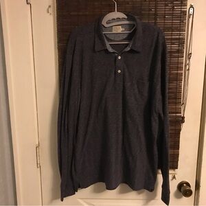 Faherty Men's Long-Sleeve Cotton Polo Shirt